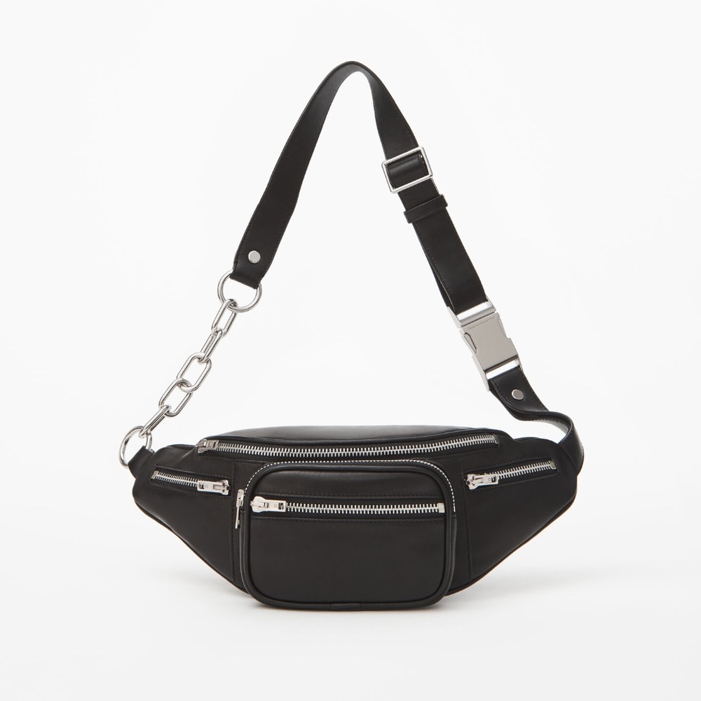 Alexander Wang Attica Fanny Pack in Leather in Black